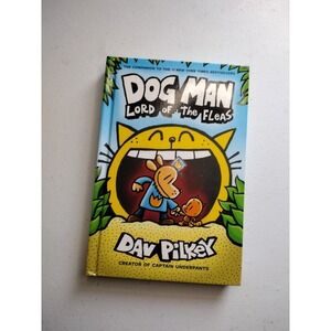 Dog Man lord of the fleas hardcover‎ book